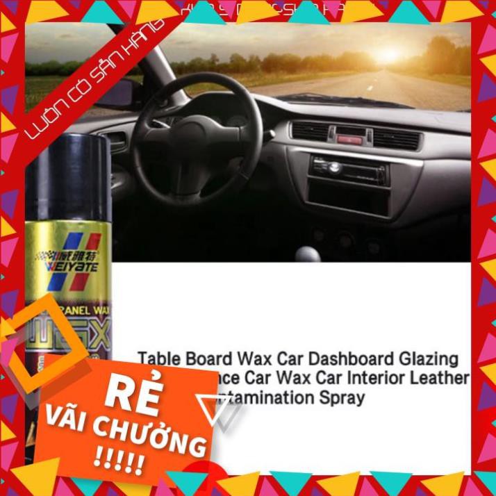 Chai xịt rửa nội thất ô tô khô bình nano sịt bảo dưỡng cho xe hơi oto máy đồ da ghế sofa không cần nước _..