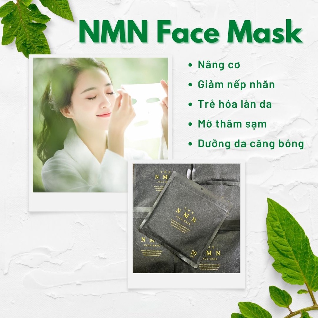 Mặt Nạ Chống Lão Hoá Da NMN Face Mask Nhật Bản 30 miếng