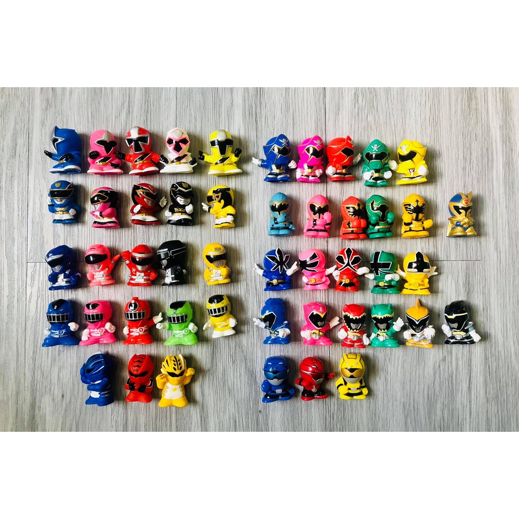Đồ chơi Finger Figure Super Sentai Set các loại - Gokaiger Shinkenger Kyoryuger.
