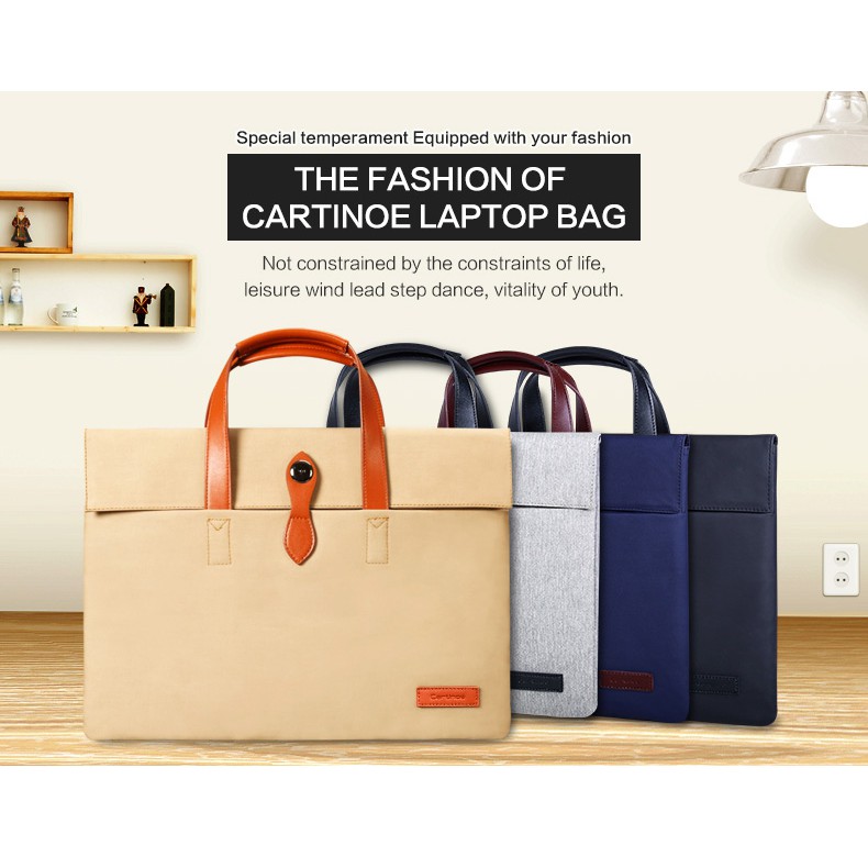 Túi xách laptop Cartinoe Outstanding đen | BigBuy360 - bigbuy360.vn