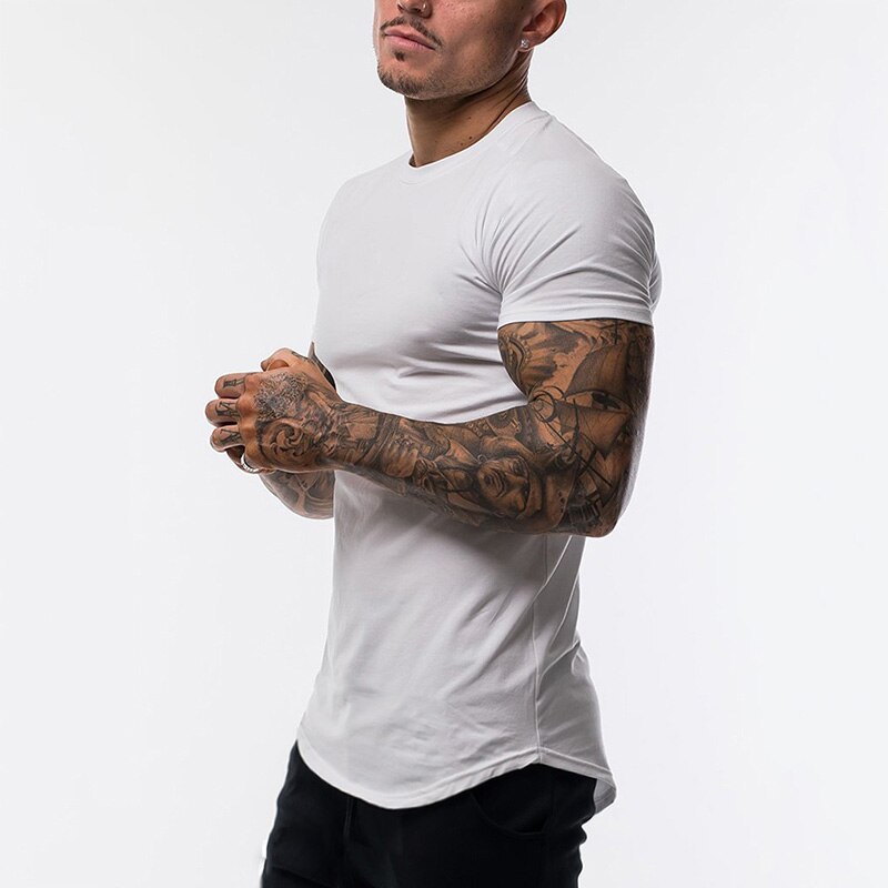 áo nam Ngắn Tay Cổ Tròn Thời Trang