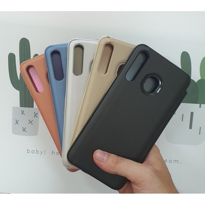 Bao da Clear view standing cover samsung A20/A30 - Pksieure333