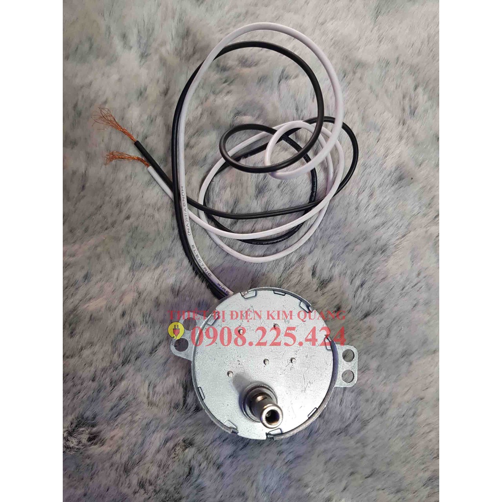 Nhông điện có lỗ zen 220V-DK 48mm-túp năng điện hào quang mô tơ đảo