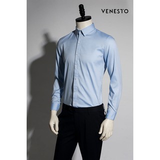 Sơ mi xanh nhạt Venesto