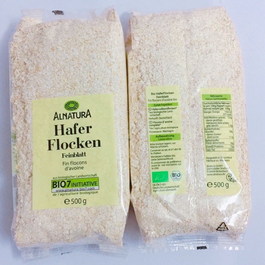 Bột Yến Mạch Hafer Flocken 1KG - Nhập Khẩu Đức