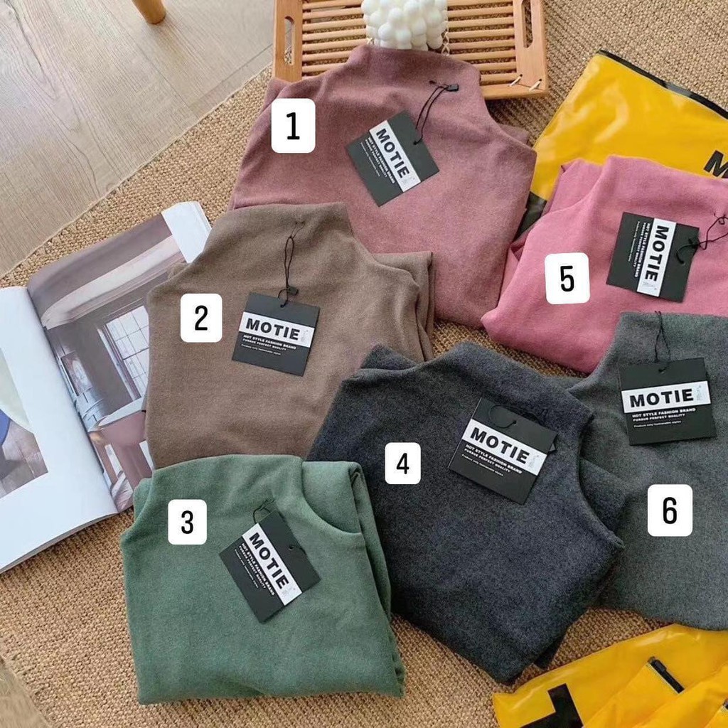 [Hàng Order] Áo len giữ nhiệt co dãn Motie