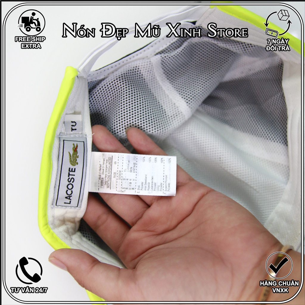 Nón lưỡi trai lacos.te vải dù siêu thoáng mát. chất liệu cao cấp,thời trang  phom mềm,đường may tinh tế