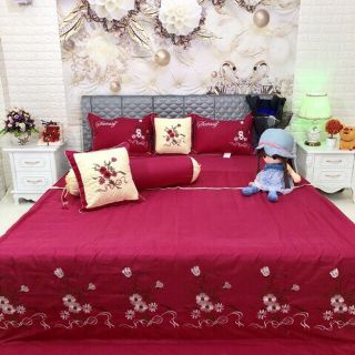Bộ satin mùa cưới cao cấp