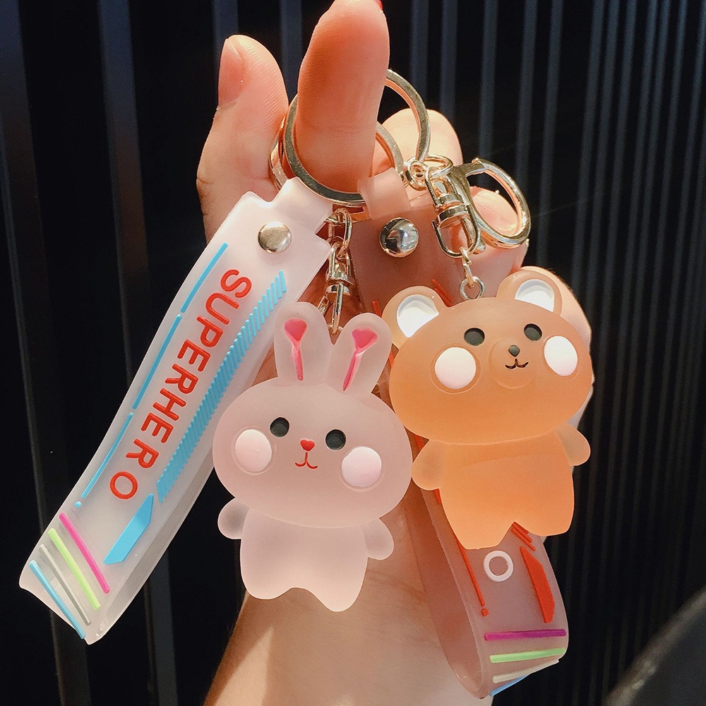 Móc Khóa Hình Động Vật Hoạt Hình Xinh Xắn