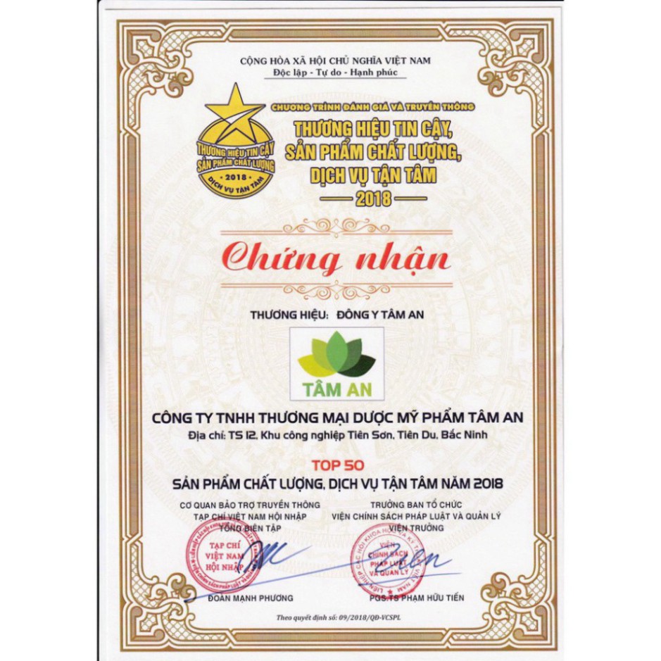 Bột Phụ Khoa Tâm An Khang 6in1 CHÍNH HÃNG