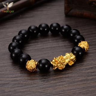 Vòng Tay Chuỗi Hạt Đá Núi Lửa Cho Nam
