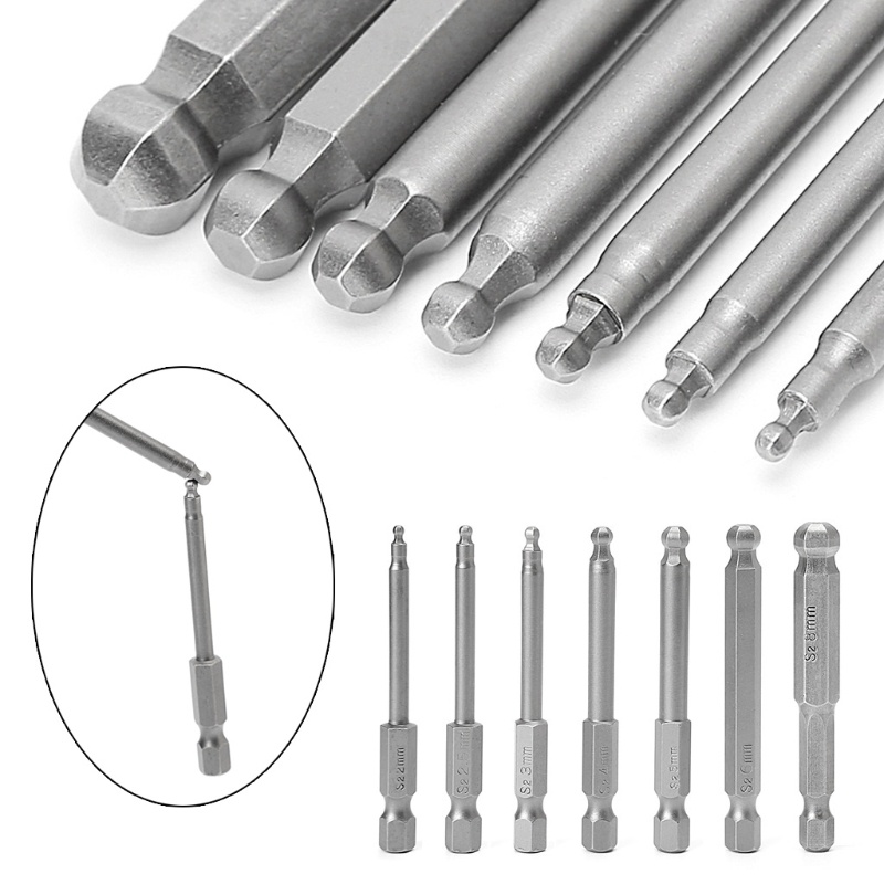 Bộ 7 Mũi Khoan Từ Tính 65mm # 2