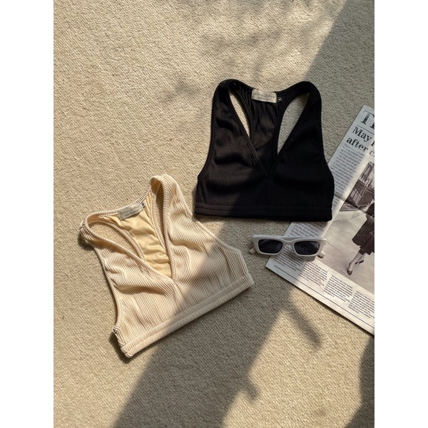 ÁO CROPTOP XẺ NGỰC GƠI CẢM C2172