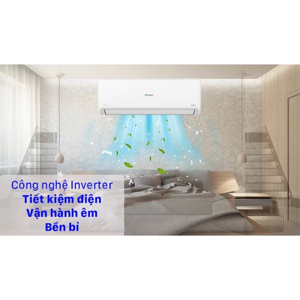 [Mã BMLT100 giảm đến 100K đơn 499K] Điều hòa 2 chiều Casper Inverter 12.000BTU GH-12IS33 - Mới 2022