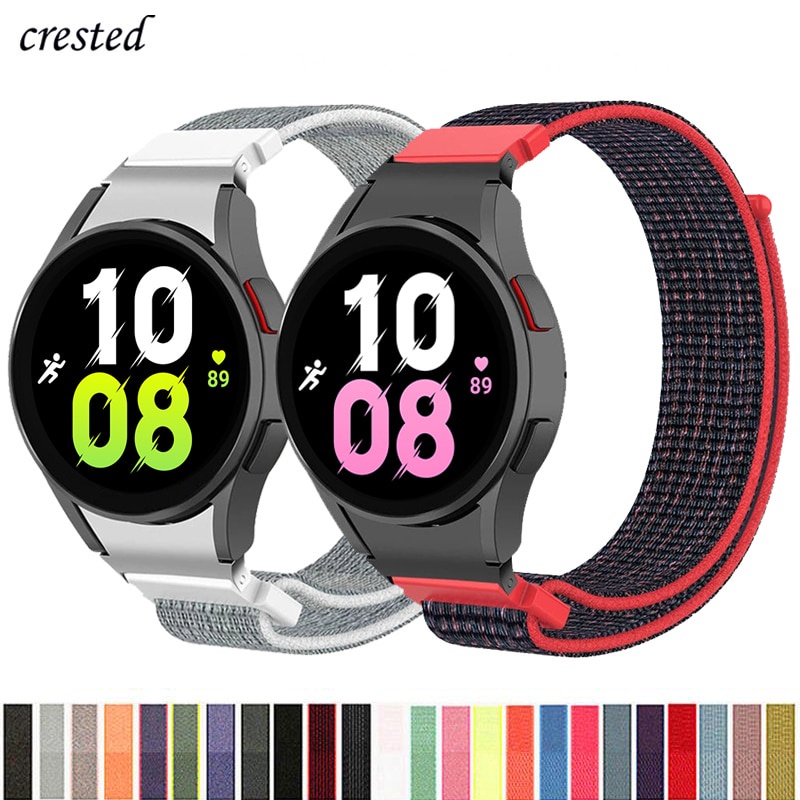 HUAWEI Dây Đeo Nylon 20mm 22mm Cho Đồng Hồ samsung galaxy watch 5 / 5 pro / 4 / 4 Classic / 3 / 44mm 40mm 42mm 46mm 45mm / active 2 / S4 / S3 / S2 42mm / 46mm / 3 / 3 pro