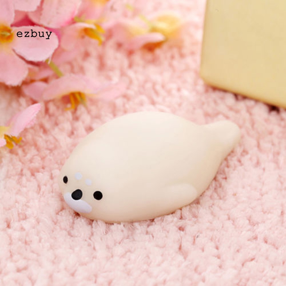 Đồ Chơi Bóp Xả Stress Có Móc Khóa Màu Trắng Dễ Thương Cho Bé