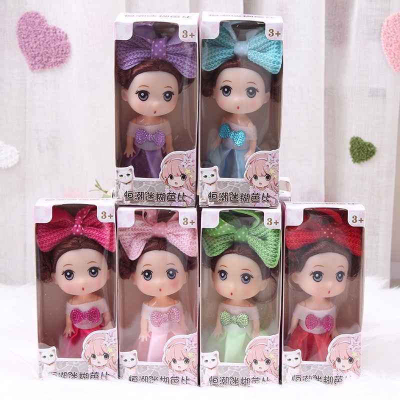 [QUÀ TẶNG] Búp bê mini 12cm dễ thương quà tặng cho bé