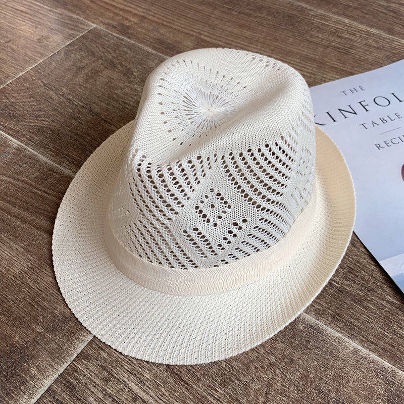 Mũ Cói Chống Nắng Thoáng Khí Thời Trang Đi Biển Mùa Hè Cho Nam Trung Niên
