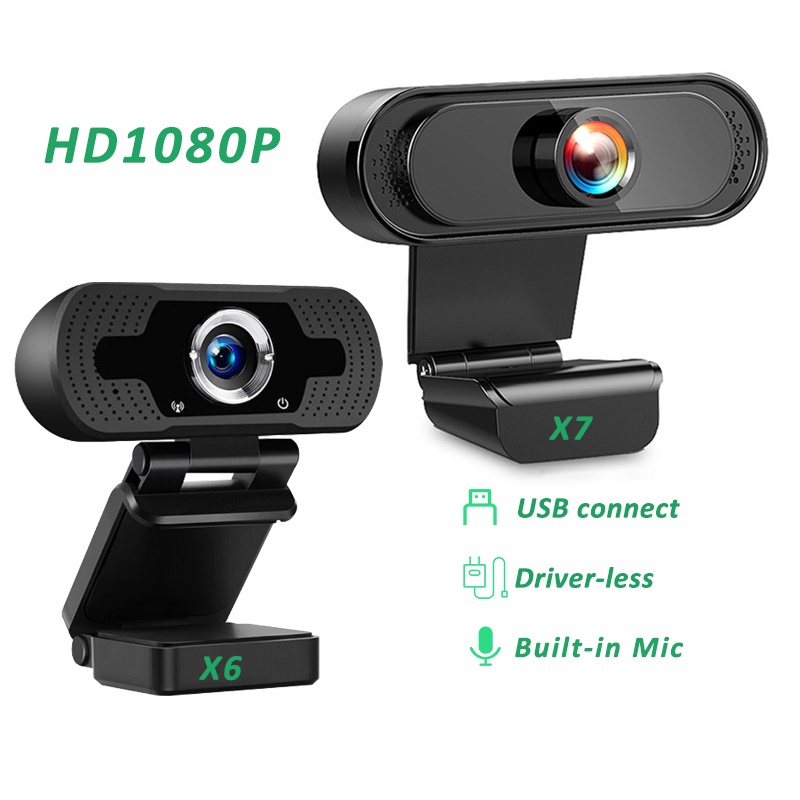 Webcam Full HD 1080P Camera Cho Máy Tính, Có Mic 1080p Cho Laptop Học Online Qua ZOOM, Trực Tuyến- Hội Họp Rõ Nét