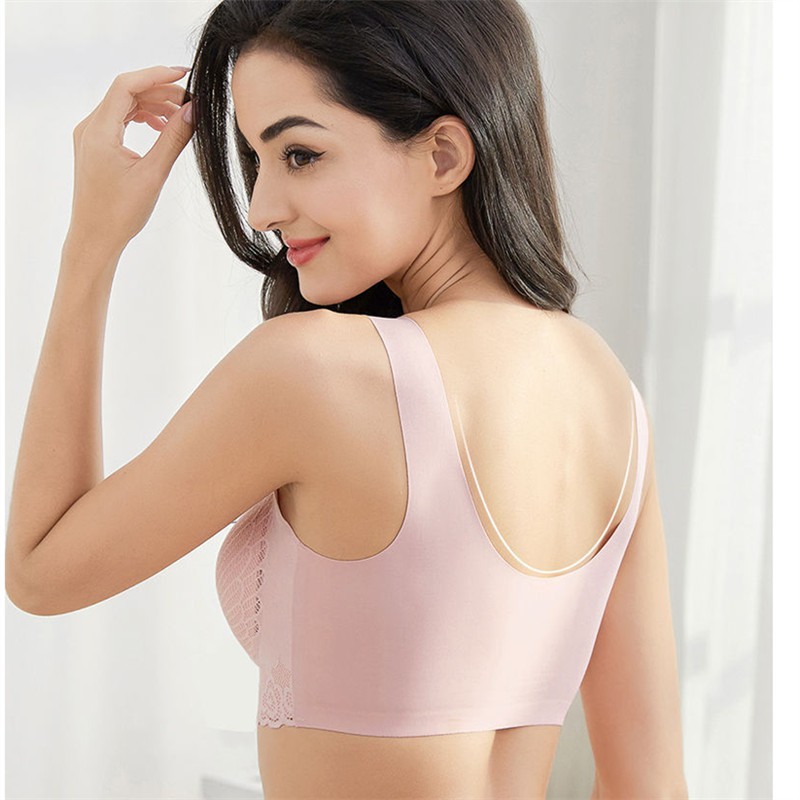 Áo ngực ren mềm mại không đường may kiểu dáng quyến rũ dành cho nữ cỡ M-XXL | BigBuy360 - bigbuy360.vn