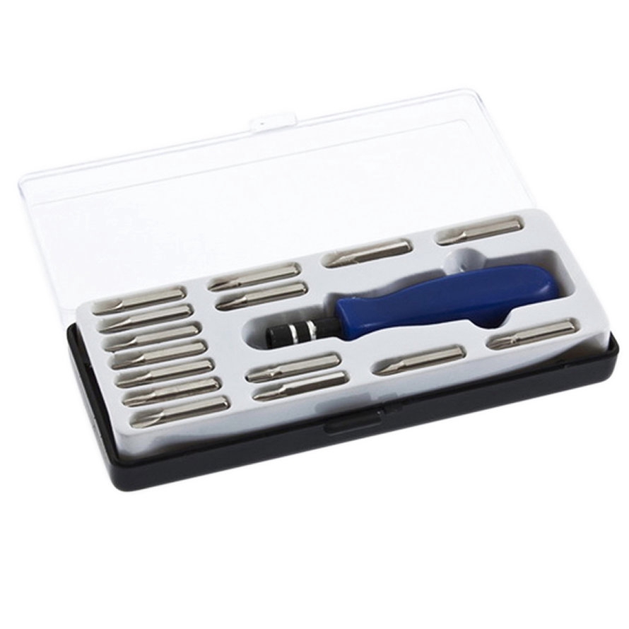 Bộ 15 Tua Vít Torx T5 T6 T8 T10 T15 Bit Ph0 Ph1 Ph2