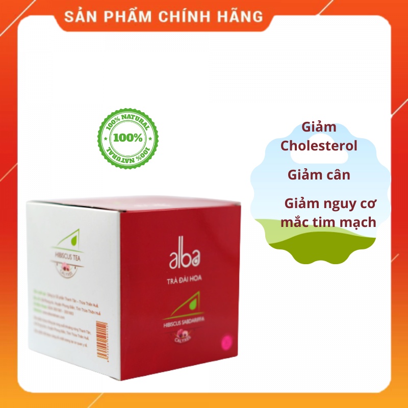 Trà đài hoa Hibiscus, giải khát, hỗ trợ ngăn ngừa lão hóa, tốt cho sức khỏe 50 gr