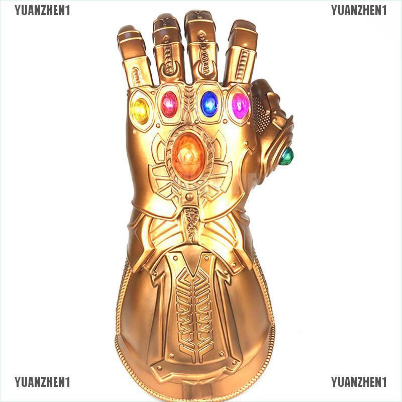 Găng tay vô cực có đèn LED phát sáng hóa trang Thanos Avengers