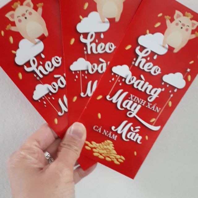 Lì xì đỏ may mắn cả năm