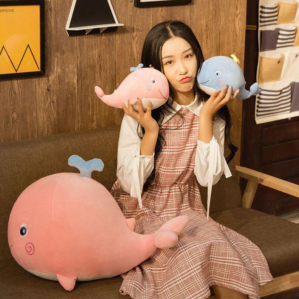 Đồ chơi nhồi bông Hình Cá Voi Hoạt Hình Cho Bé