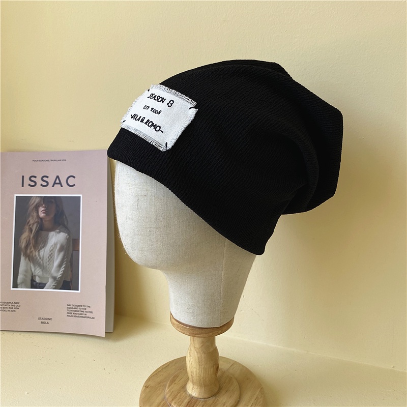 Mũ len chùm đầu phong cách Hàn Quốc Nón beanie chóp dài SEASON B thời trang L03