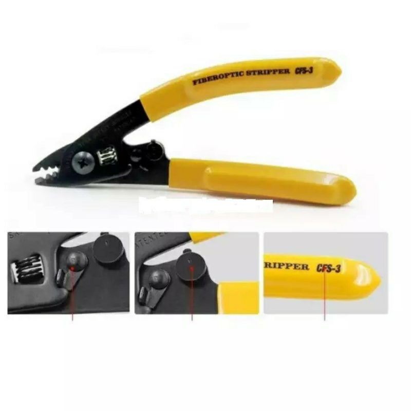 Kìm tuốt sợi quang 3 lỗ