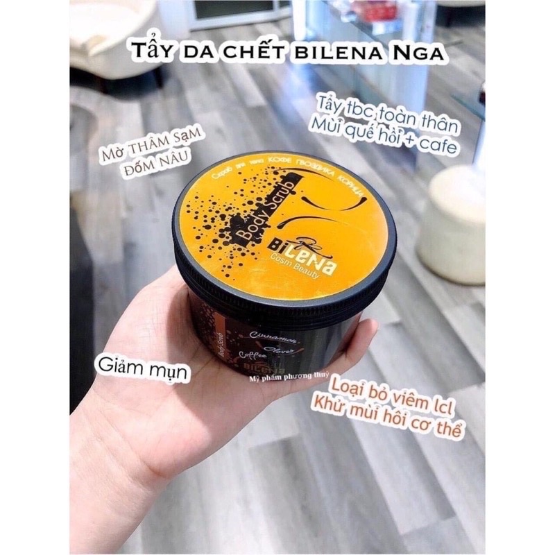 [ Mẫu mới ] TẨY DA CHẾT BODY QUẾ HỒI BILENA 250ML