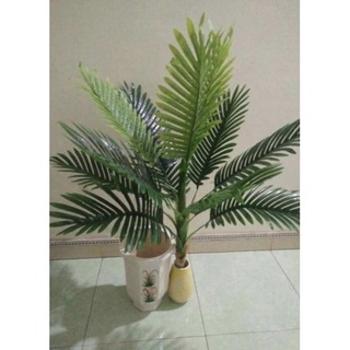 Cây giả cây dừa giả 1m trang trí nhà cửa