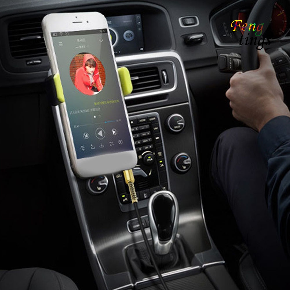 Dây Cáp Chuyển Đổi Âm Thanh Dạng Lò Xo Đầu Cắm 3.5mm Cho Loa Xe Hơi Điện Thoại