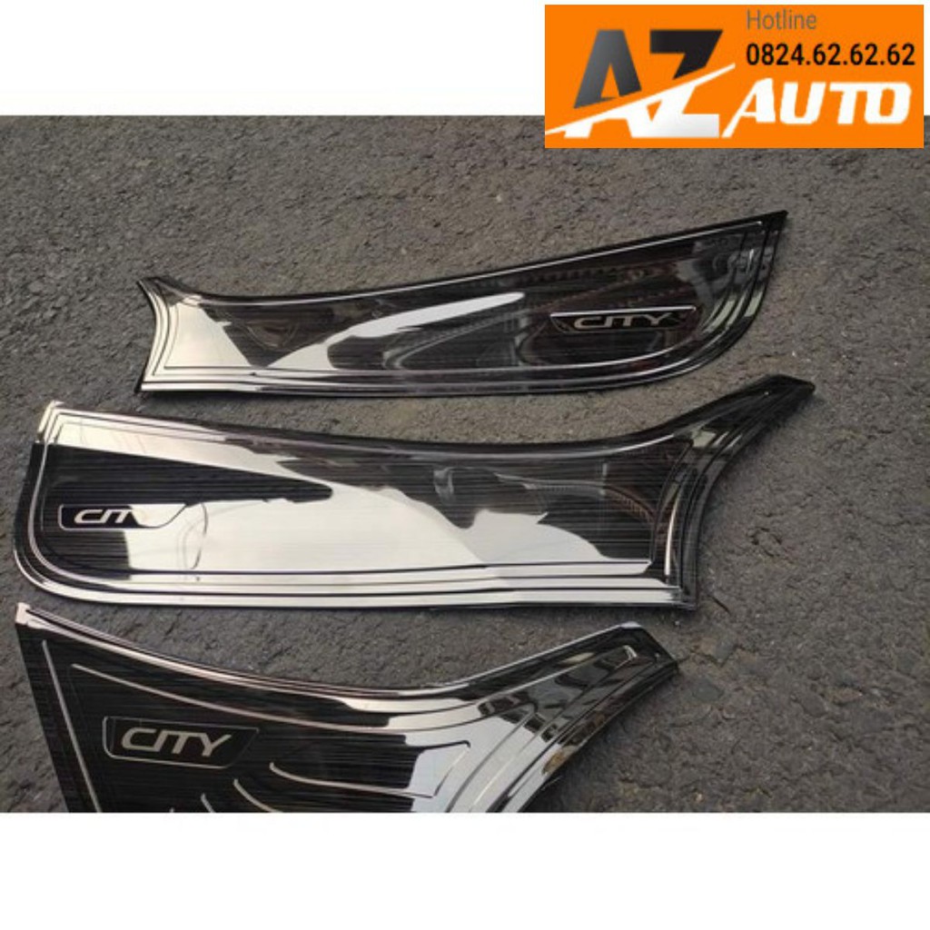 Ốp chống xước tapli cửa Honda City 2020-2023 - hàng cao cấp