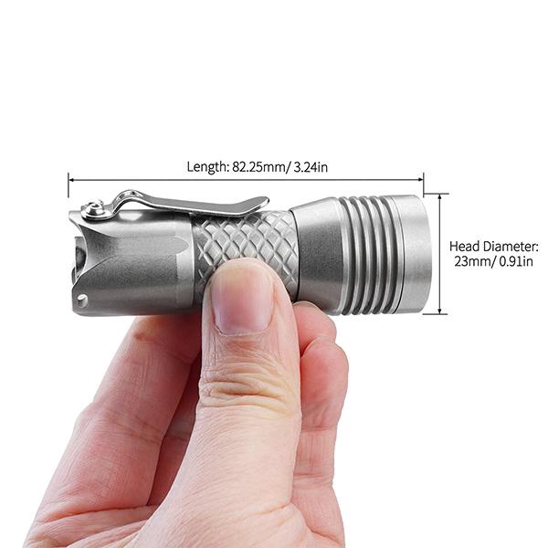 MecArmy - Đèn Pin PS16 2000 Lumens EDC Flashlight