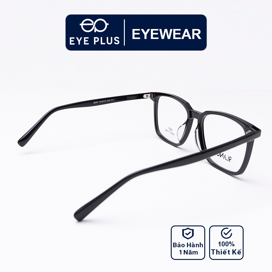 Gọng kính cận nam nữ EYE PLUS siêu hot vuông to Blancy-8007