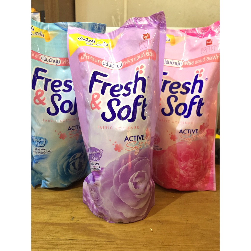 Nước xả vải Fresh & Soft Thái Lan túi 600ml