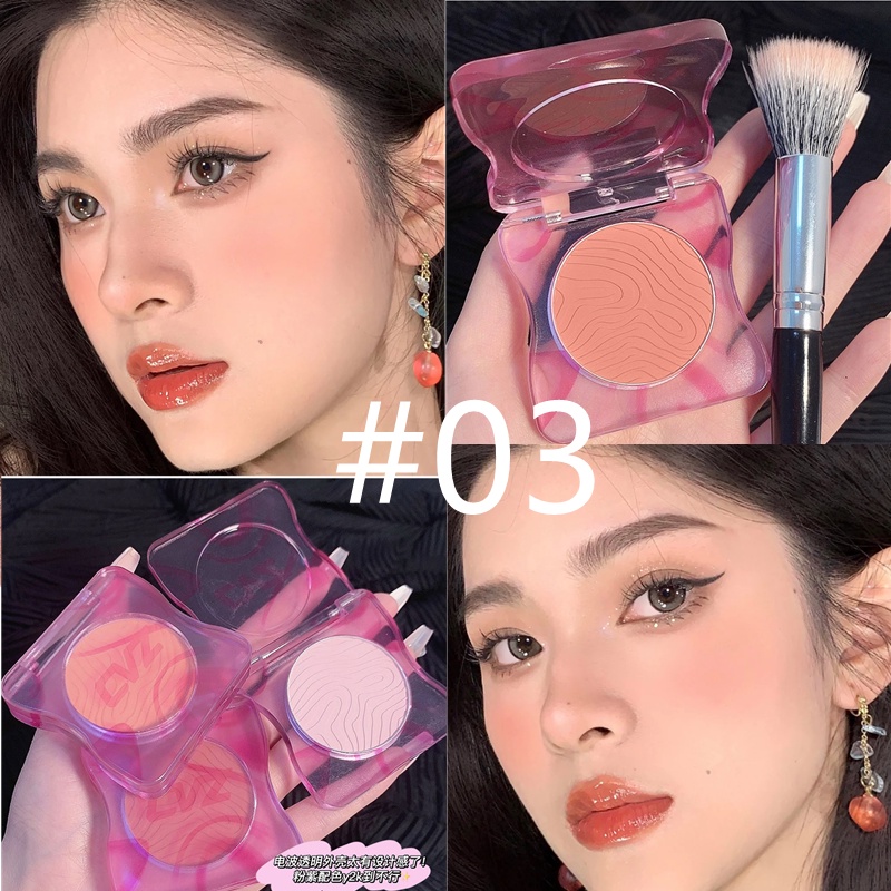 [Hàng mới về]Phấn Má CVZ Hồng Không Thấm Nước Màu Sắc Tự Nhiên