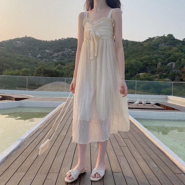 Đầm maxi hai dây cực xinh/ Order ulzzang | BigBuy360 - bigbuy360.vn