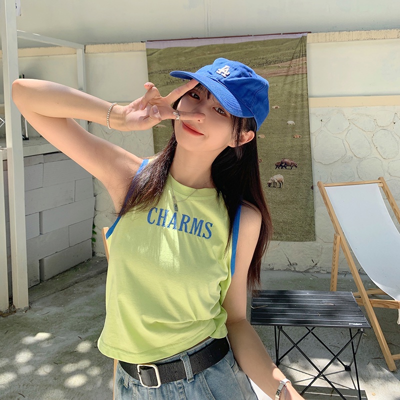 Áo thun sát nách phong cách Hàn Quốc thời trang cho nữ