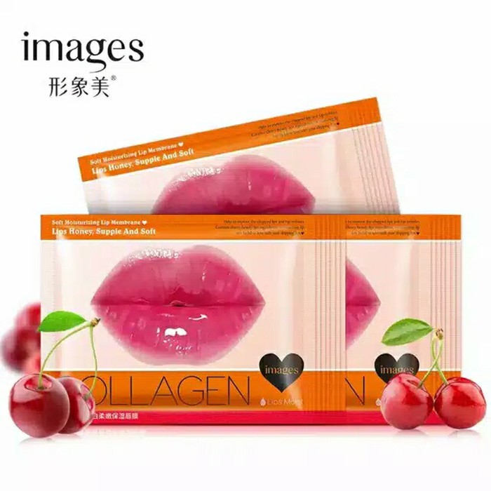(hàng Mới Về) Mặt Nạ Môi Images Chiết Xuất Mật Ong Collagen Mềm Mại Kiểu Hàn Quốc