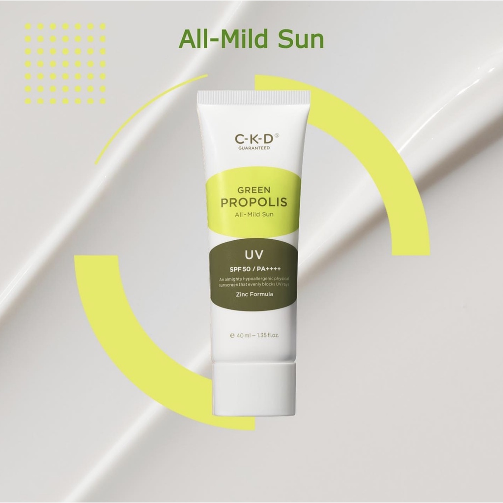 Kem chống nắng C-K-D Green Propolis All-Mild Sun 40ml