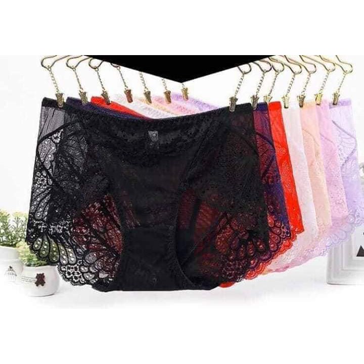 Sỉ lố 10 quần lót ren lá cao cấp sexy cho nữ