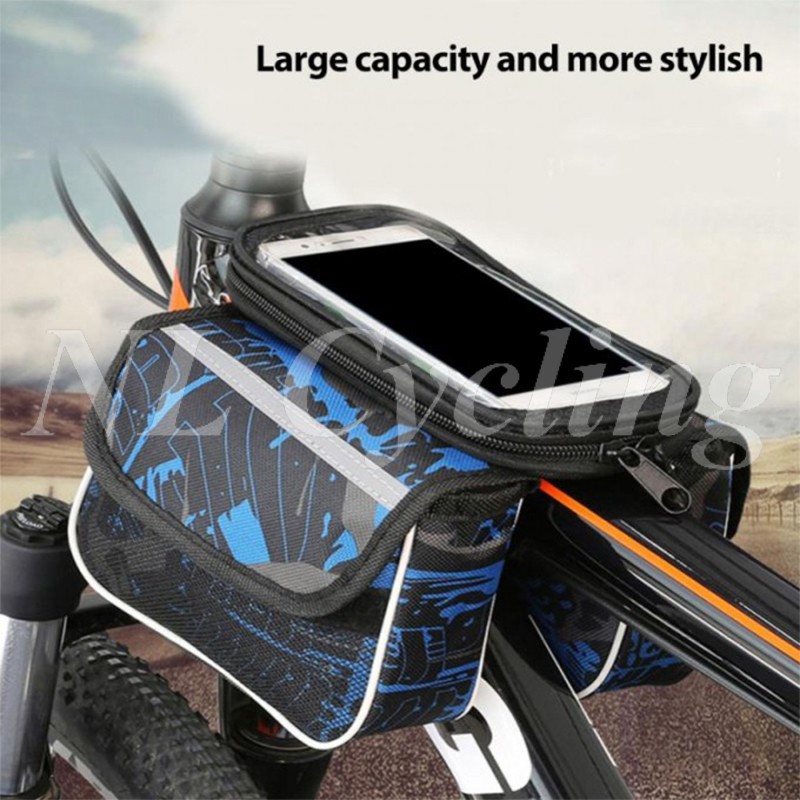 Túi Đựng Điện Thoại Đeo Ghi Đông Xe Đạp Leo Núi Tiện Lợi \xa0Saddle \xa0Frame