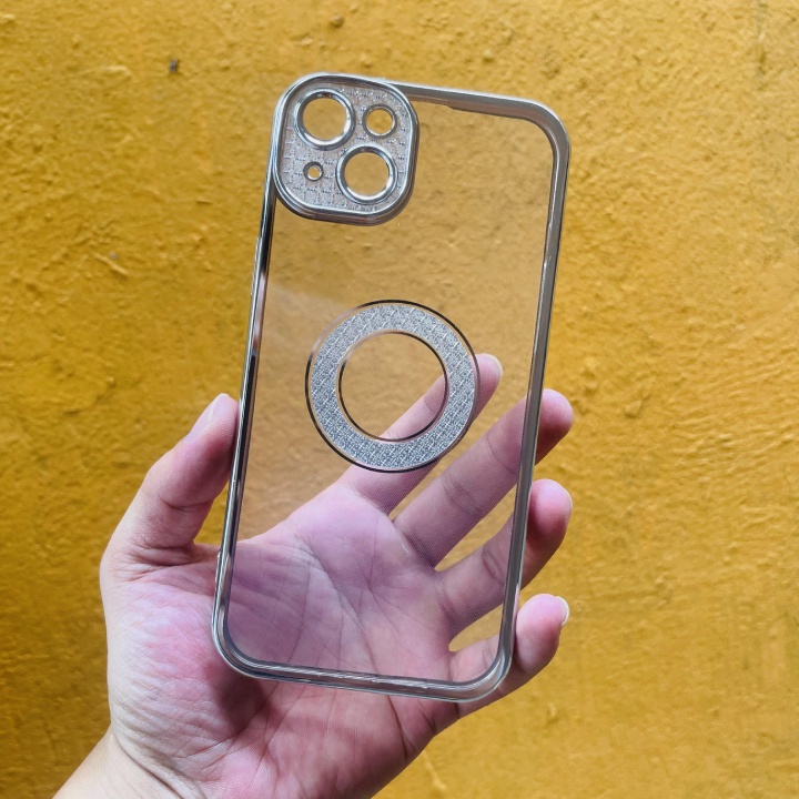 Ốp Vòng Tròn Kim Cương viền màu IPhone 14/14 pro max 13/13pro max 12/12 pro max  11/ 11 pro max