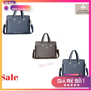 Cặp xách da bò cao cấp  nam nữ Cặp xách công sở - giáo viên- để laptop- -ba màu đen -màu nâu- màu xanh đen size 42