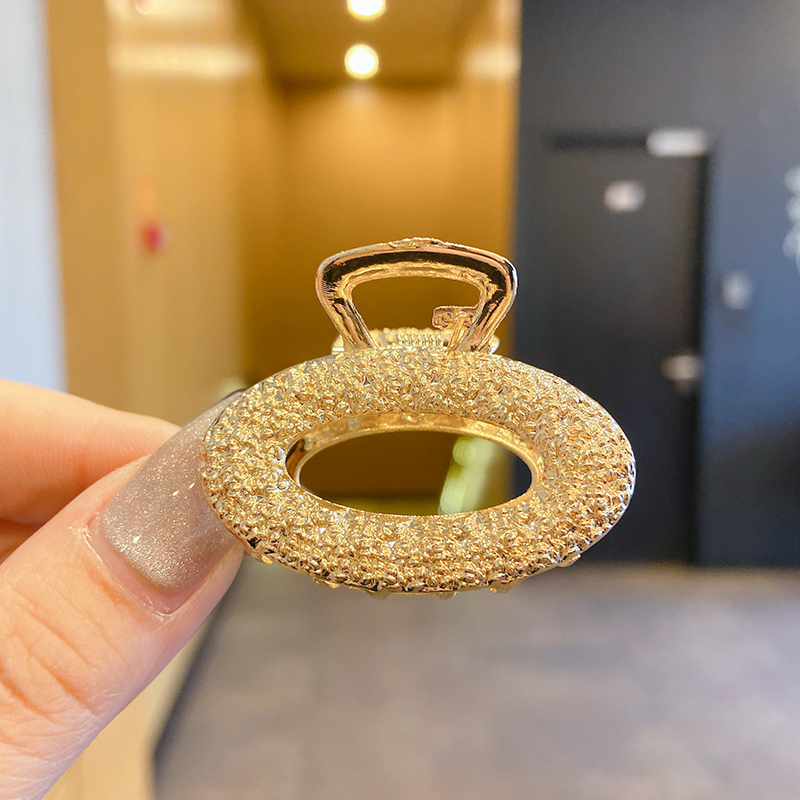 Kẹp Tóc Kim Loại Mạ Vàng Thiết Kế Tinh Tế Hợp Thời Trang