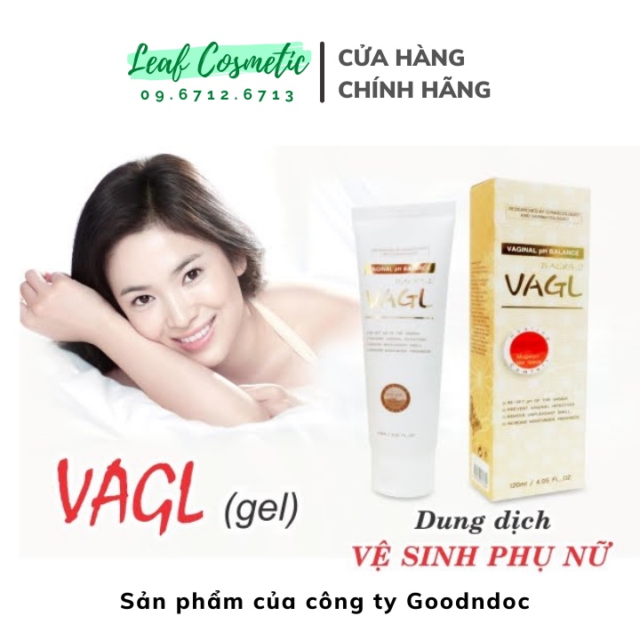 [ HÀNG CÔNG TY ] Dung Dịch Vệ Sinh Phụ Nữ Dịu Nhẹ Khử Mùi VAGL Goodndoc 120ml