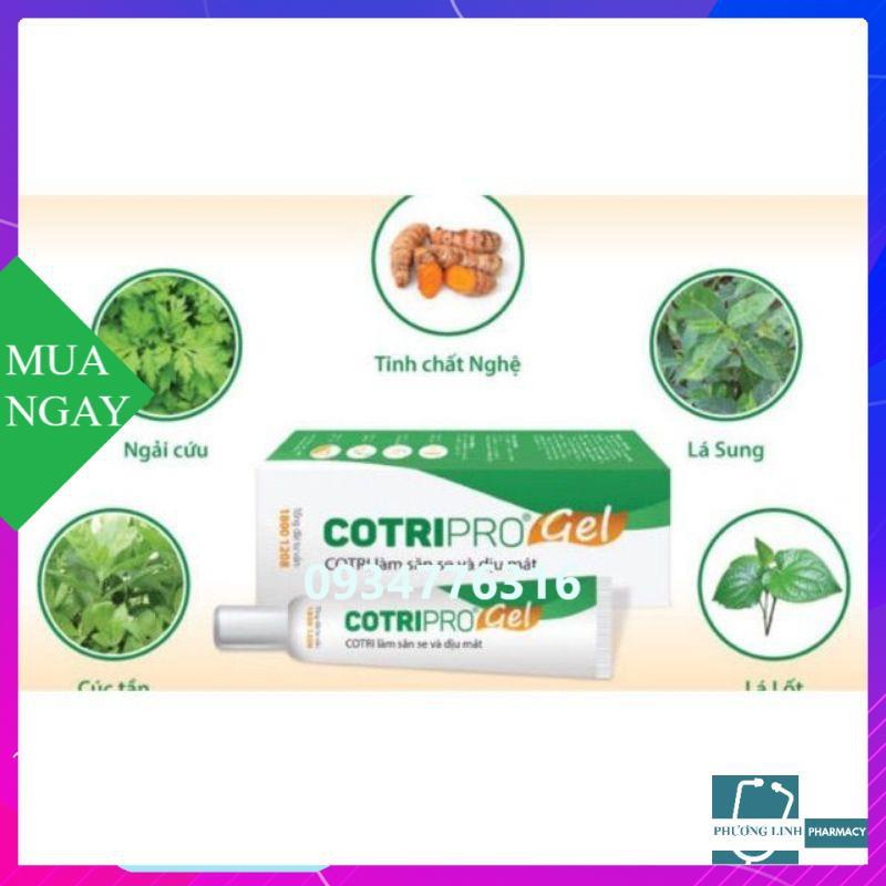 COMBO VIÊN UỐNG + GEL BÔI CO BÚI TRĨ GIẢM ĐAU RÁT HẬU MÔN COTRIPRO